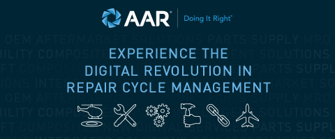 AAR logo. Doing it Right. Experience the digital revolution in repair cycle management.