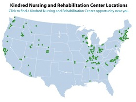 Kindred Nursing and Rehabilitation Center Locations. Click to find a Kindred Nursing and Rehabilitation Center opportunity near you.