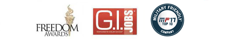 Awards: Freedom Awards, G.I. Jobs, Best for Vets 2014 Military Times Employers, Best of the Best 2014 U.S. Veterans, Most Valuable Employer Military Winner 2014